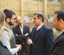 بازدید دکتر رضایان معاون دانشگاه تهران از دانشکده الهیات و معارف اسلامی