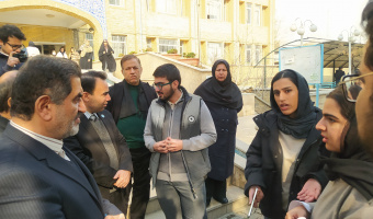 بازدید دکتر رضایان معاون دانشگاه تهران از دانشکده الهیات و معارف اسلامی