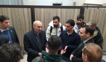 بازدید رئیس دانشگاه تهران از خوابگاههای دانشجویی سطح شهر