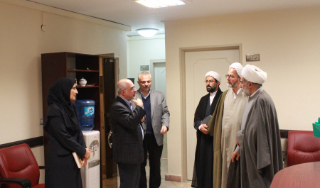بازدید مسئول دفتر نهاد نمایندگی مقام معظم رهبری دانشگاه تهران از مرکز مشاوره دانشگاه تهران