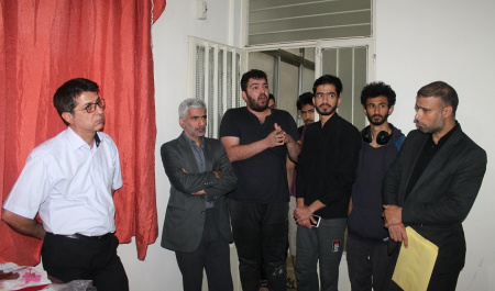 بازدید مشاور رئیس و مدیر کل حوزه ریاست و روابط عمومی دانشگاه و معاون دانشجویی دانشگاه تهران از خوابگاه های سطح شهر