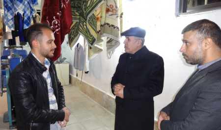 بازدید معاون دانشجویی دانشگاه از صنوف کوی