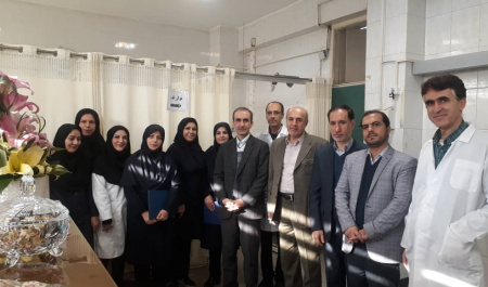 با حضور هیات رئیسه دانشگاه تهران روز پرستار گرامی داشته شد.